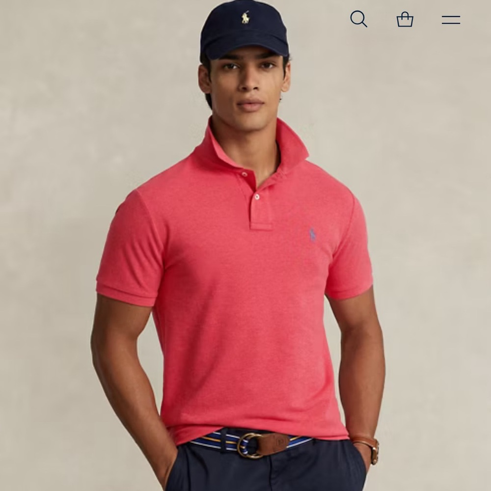 NWT Polo by Ralph Lauren Men's Red Polo Shirt